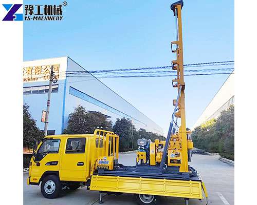 truck type water well drilling rig