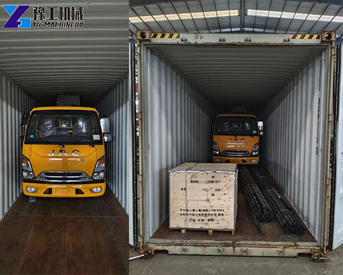 borehole drilling machine truck Loading and delivery