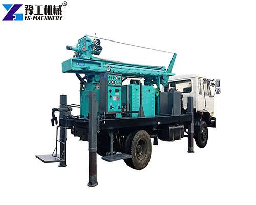 borehole drilling machine truck