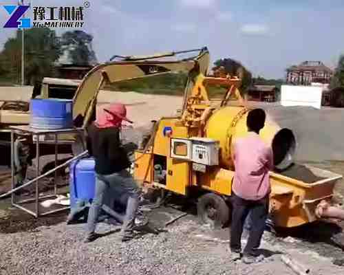concrete mixer machine price
