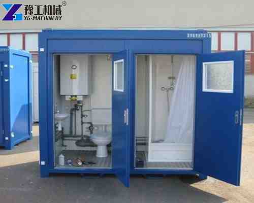 container toilet block