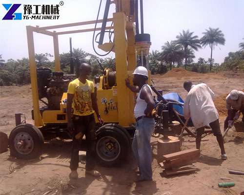 core drill rig for water well