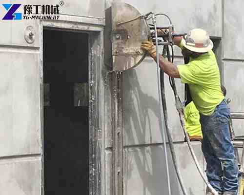 cutting wall machine for punching holes in building doors and window