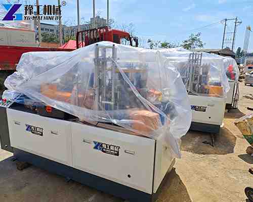 paper cup making machine deliver goods