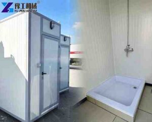 portable washroom cabin inner structure
