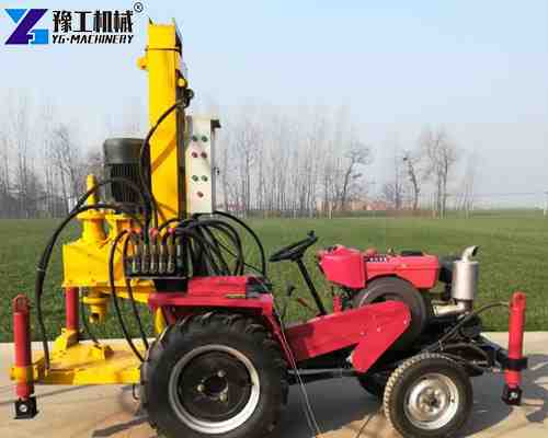 small water well drilling machine in Rural drinking water