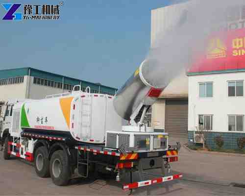 truck mounted fog cannon in municipal sanitation
