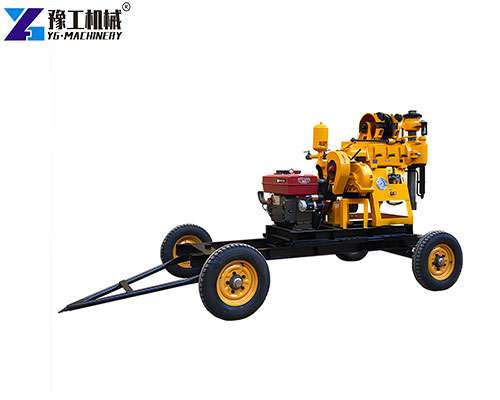 wheeled vertical spindle core drill rig