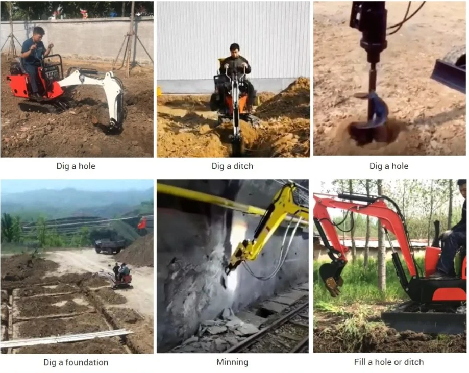 mini excavator digger application
