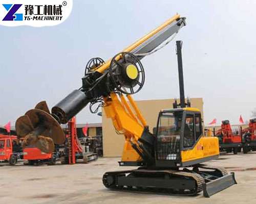 down the hole drilling rig crawler disel powered
