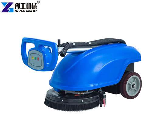 foldable floor scrubber