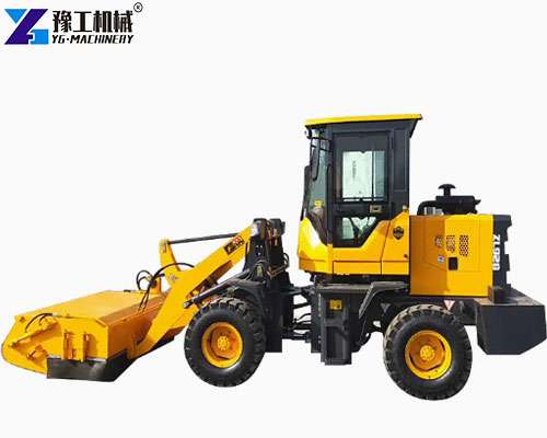 road cleaning loader