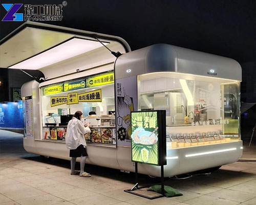 trendy fast food trailer