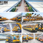 YG factory mini excavator display