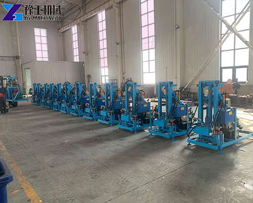 YG factory water well drilling machine display