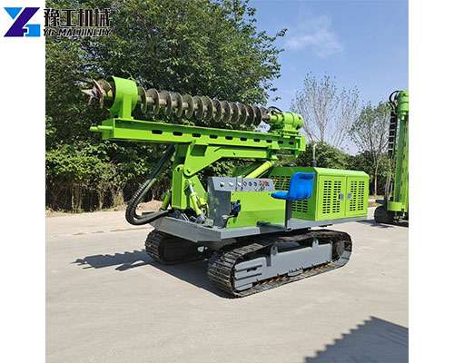 crawler type solar pile driver for sale