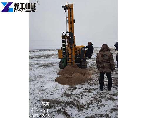 hard ground solar piling solution
