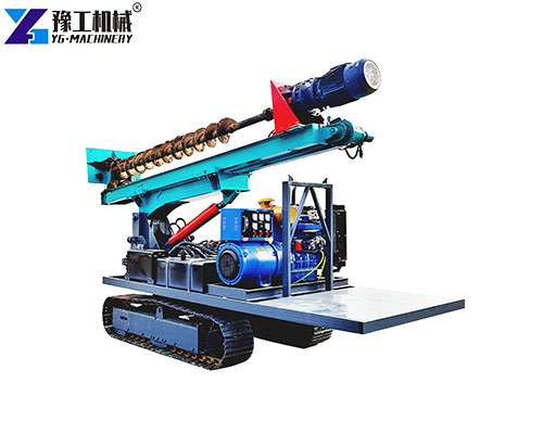 hydraulic photovoltaic pile driver