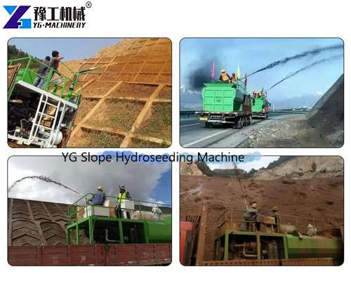hydroseeder machine application