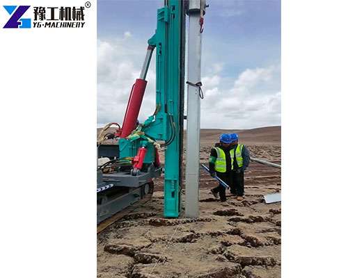 photovoltaic piling machine