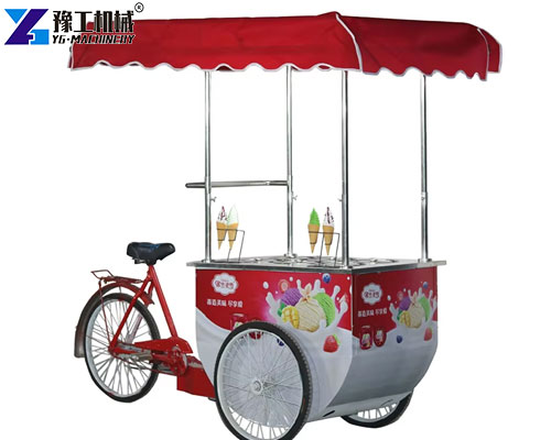 portable ice cream cart