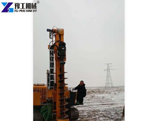 post driver for solar energy projects