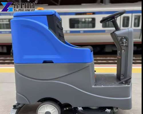 ride on auto scrubber in subway