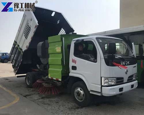 truck mounted road sweeping machine