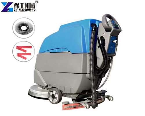 walk behind scrubber machine