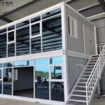 2 storey prefab flat pack containeer house