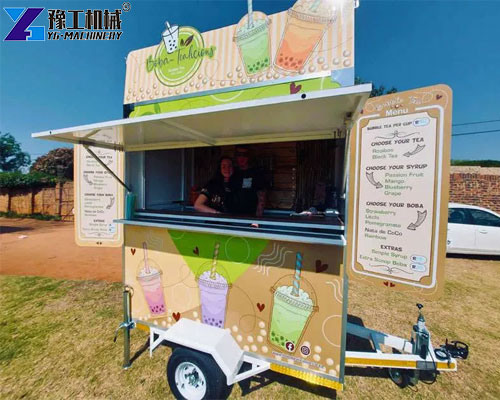 boba&bubble tea catering trailer