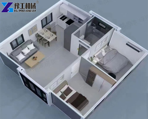 expandable container house internal display picture