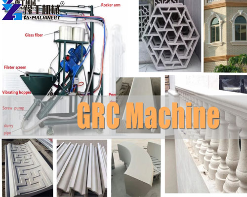 grc sprayer and gfrc spraying machine