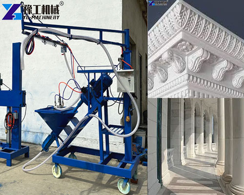 GRC fiberglass spraying machine