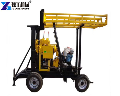 mobile machine borehole drill tool