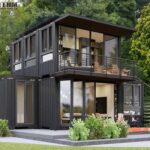 modern 2 story container house