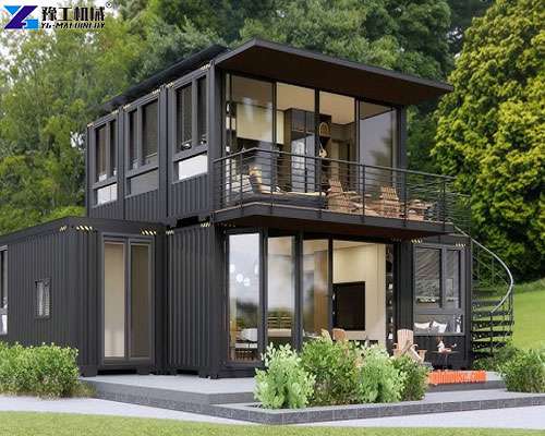 modern 2 story container house