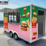 snack vending catering cart