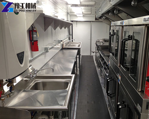 bakery trailer Interior design
