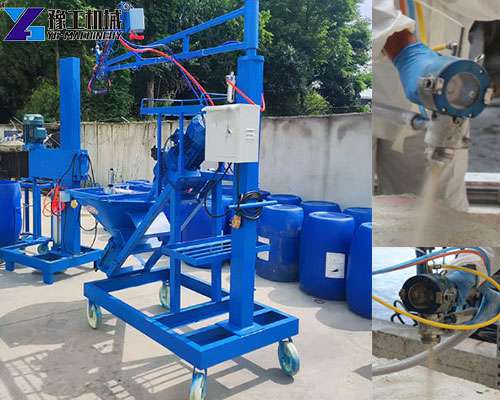 grc glass mortar concrete spraying machine
