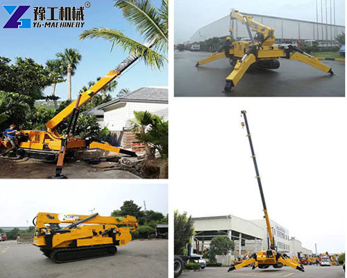 heavy duty spider crane