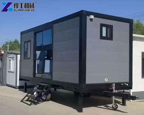 mobile home on wheels