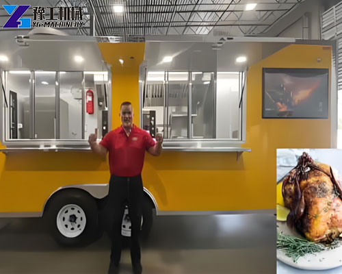rotisserie chicken trailer