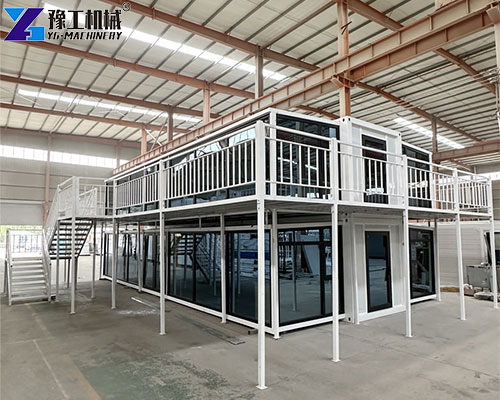 two story expandable prefab container home