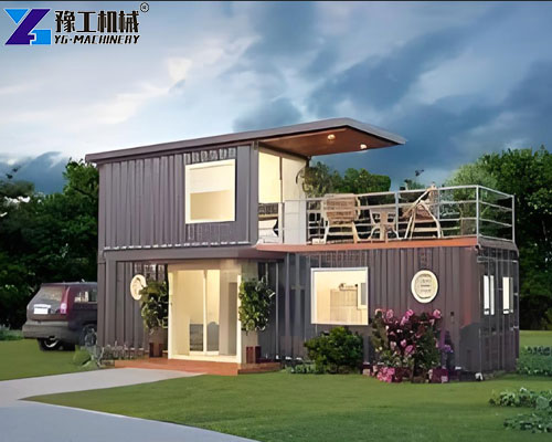 2 story container farm house