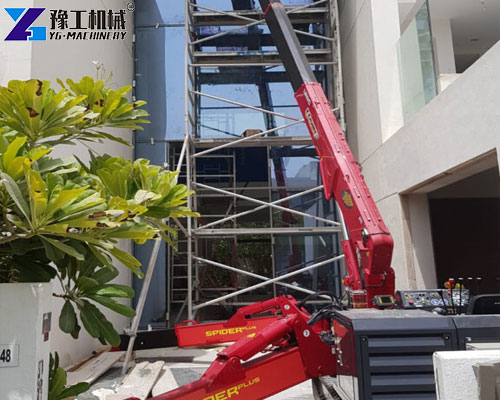 3 ton mini spider crane