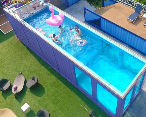 40 ft container swimming pool