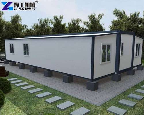 40ft prefab expandable house with steel structure