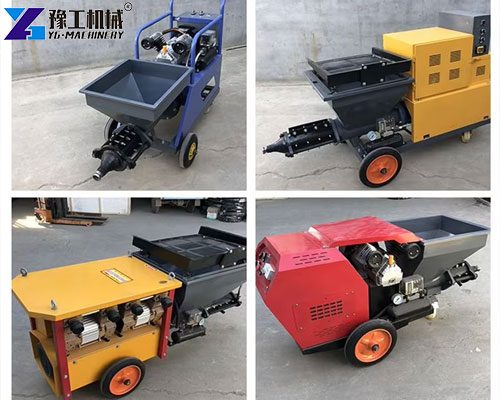 concrete sprayer machine types in YG