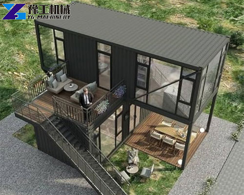 container tiny home exterior view